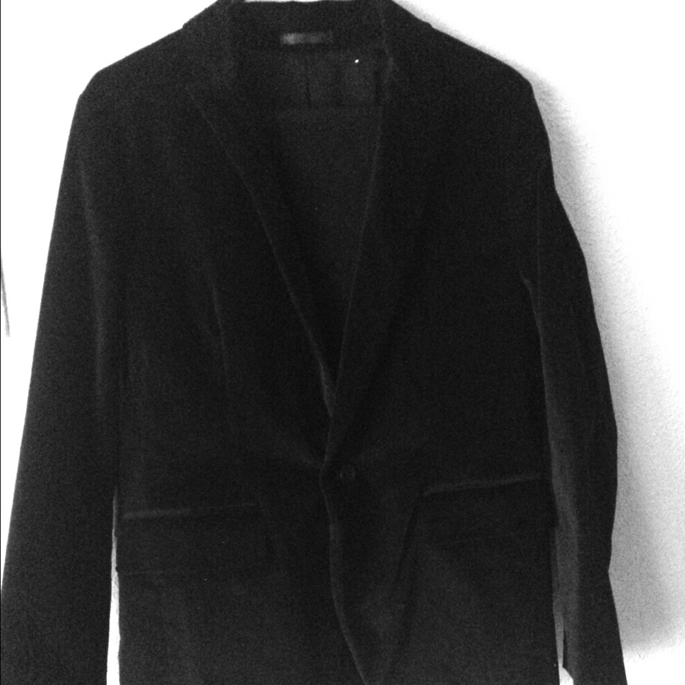 Old Navy Black Velvet Suit Set